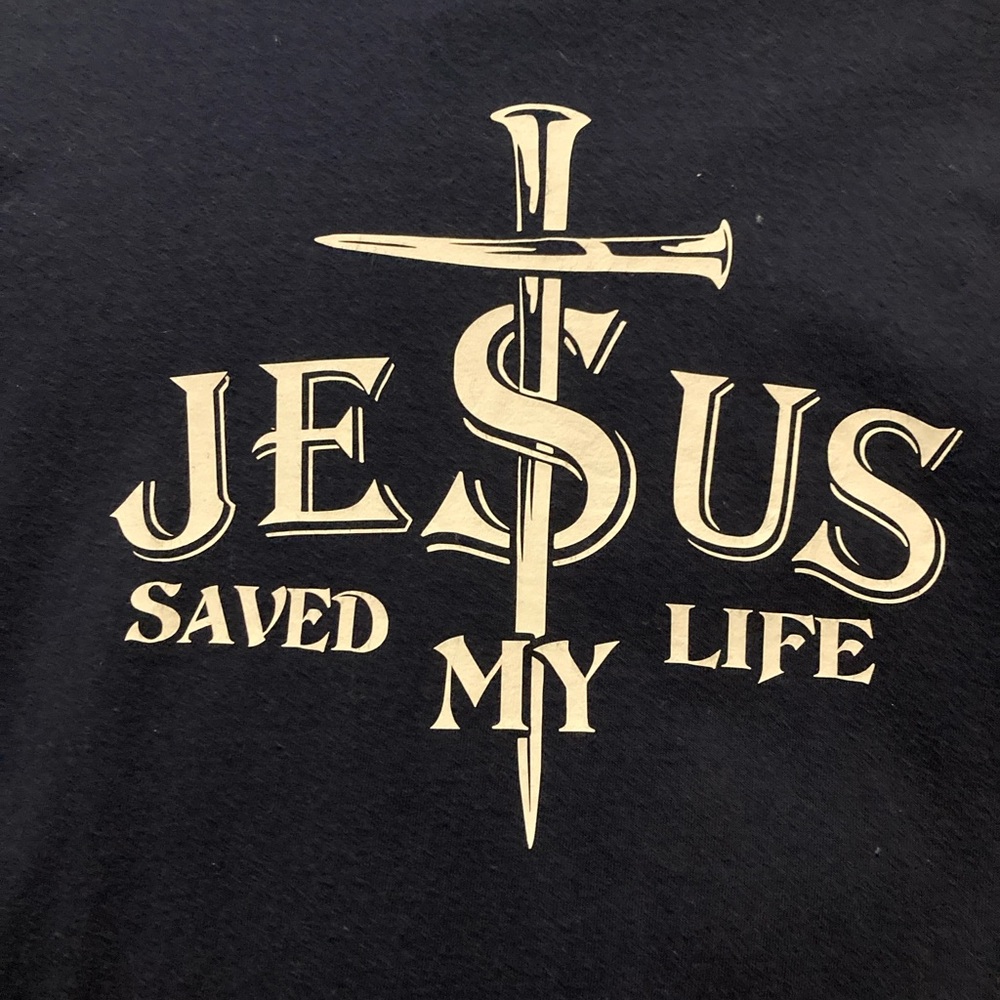 Navy Long Sleeve Graphic Tee - Picture 2 of 4
